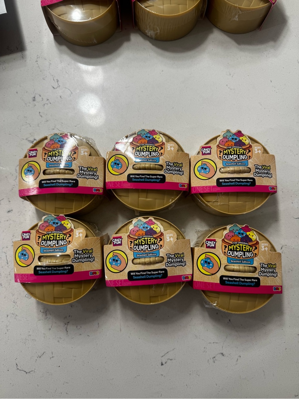 6 RMS Crazy Fun Original Mystery Dumpling Seashell Edition Brand New Unopened!